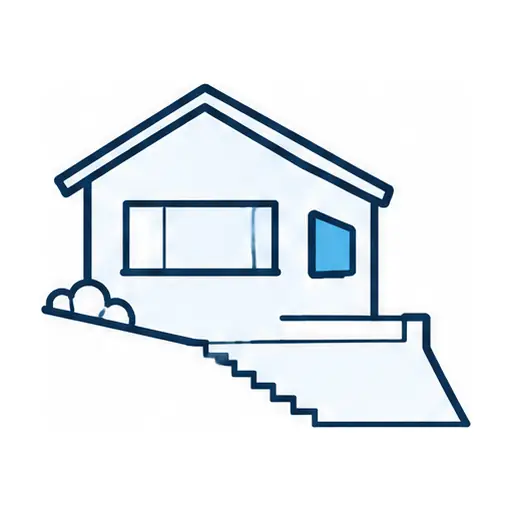Schematic icon: Hillside Home TV Mounting